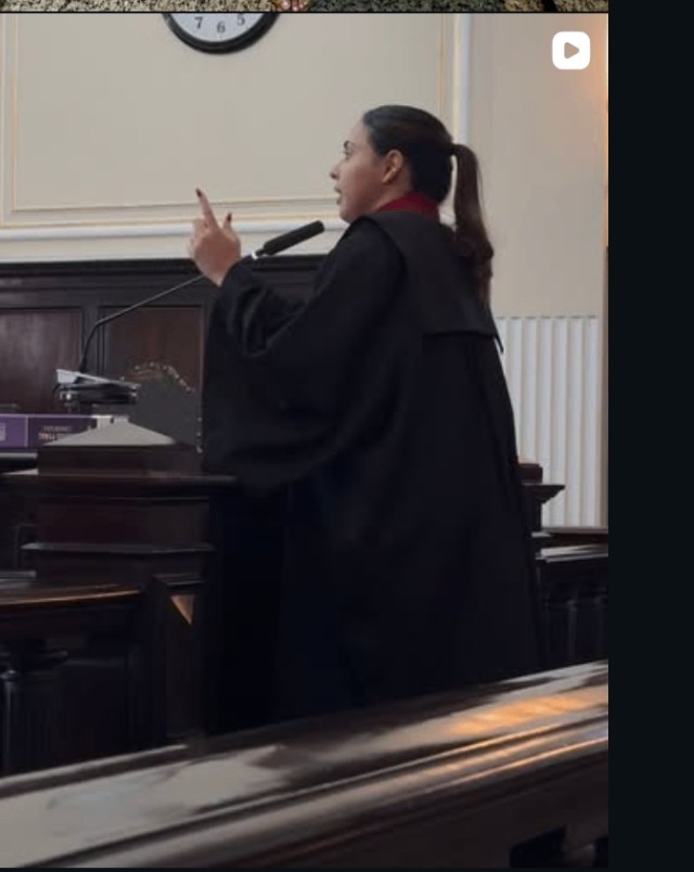 Sustentação oral em tribunal